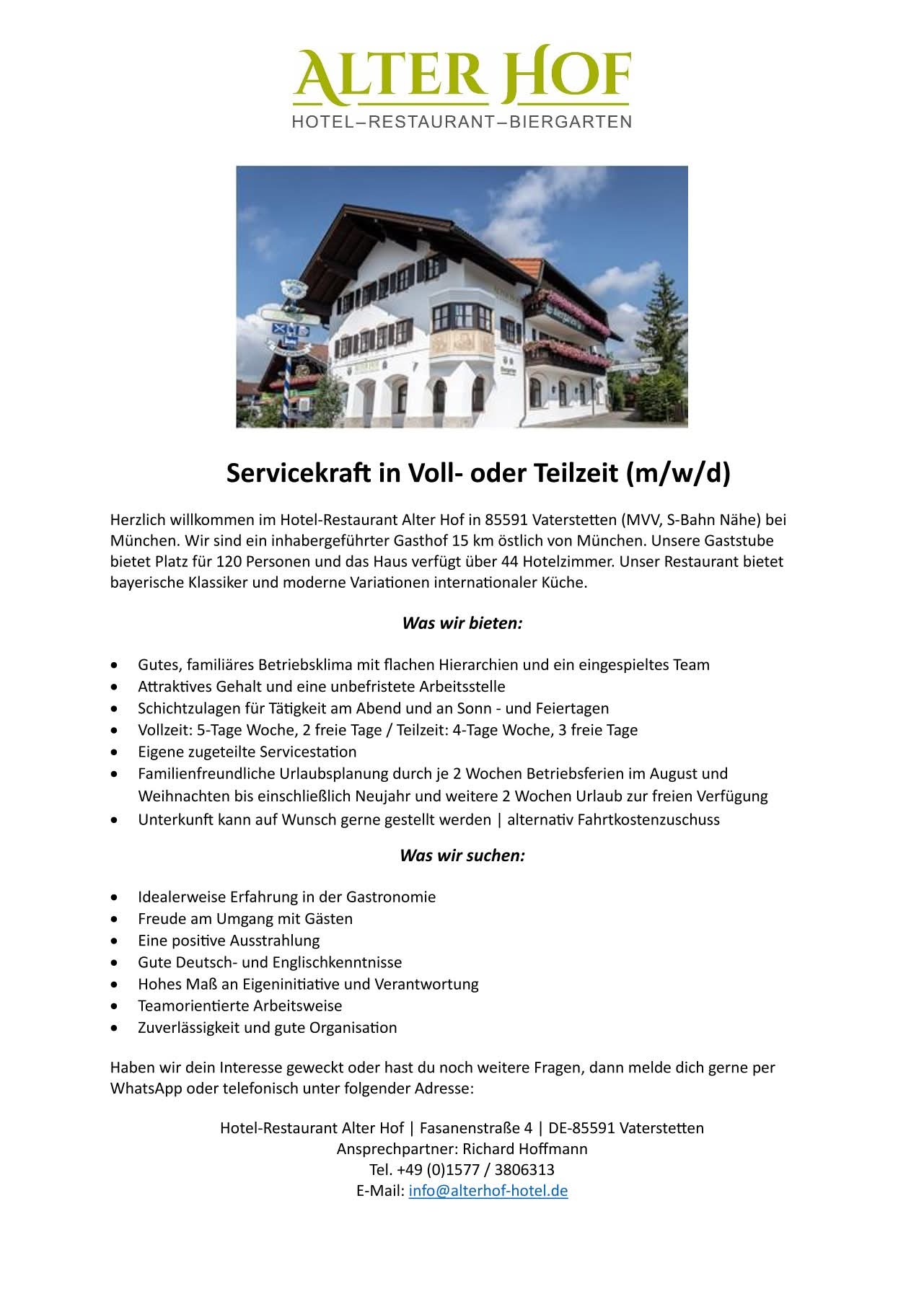 WOW schau WO! Alter Hof in Vaterstetten